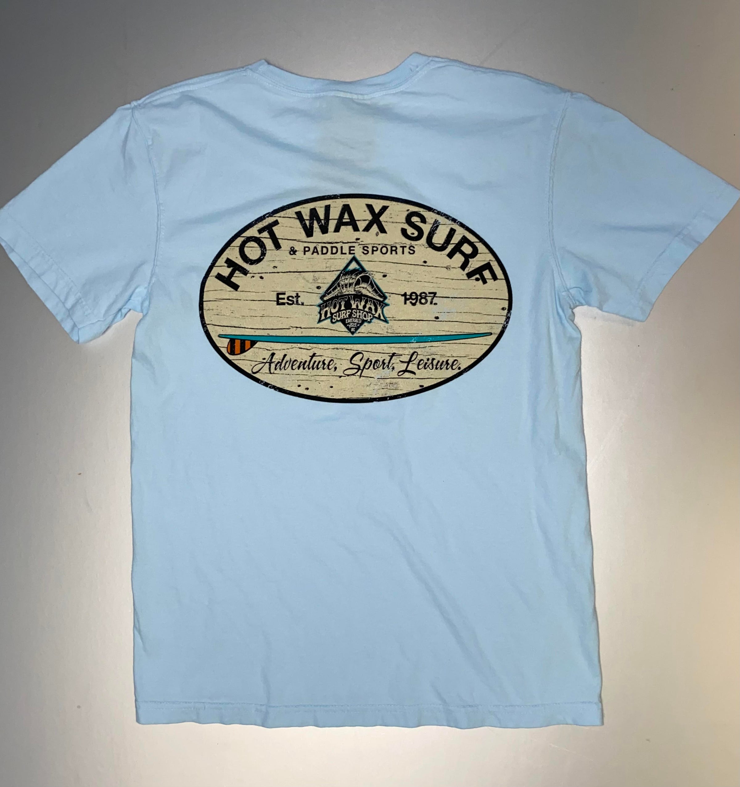 HW Leisure Chambray Short Sleeve Tees | Hot Wax Surf Shop